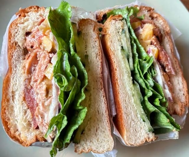 Salmon Sandwich.