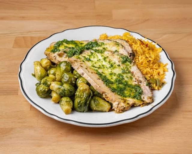 Roasted Lemon Herb Turkey.
